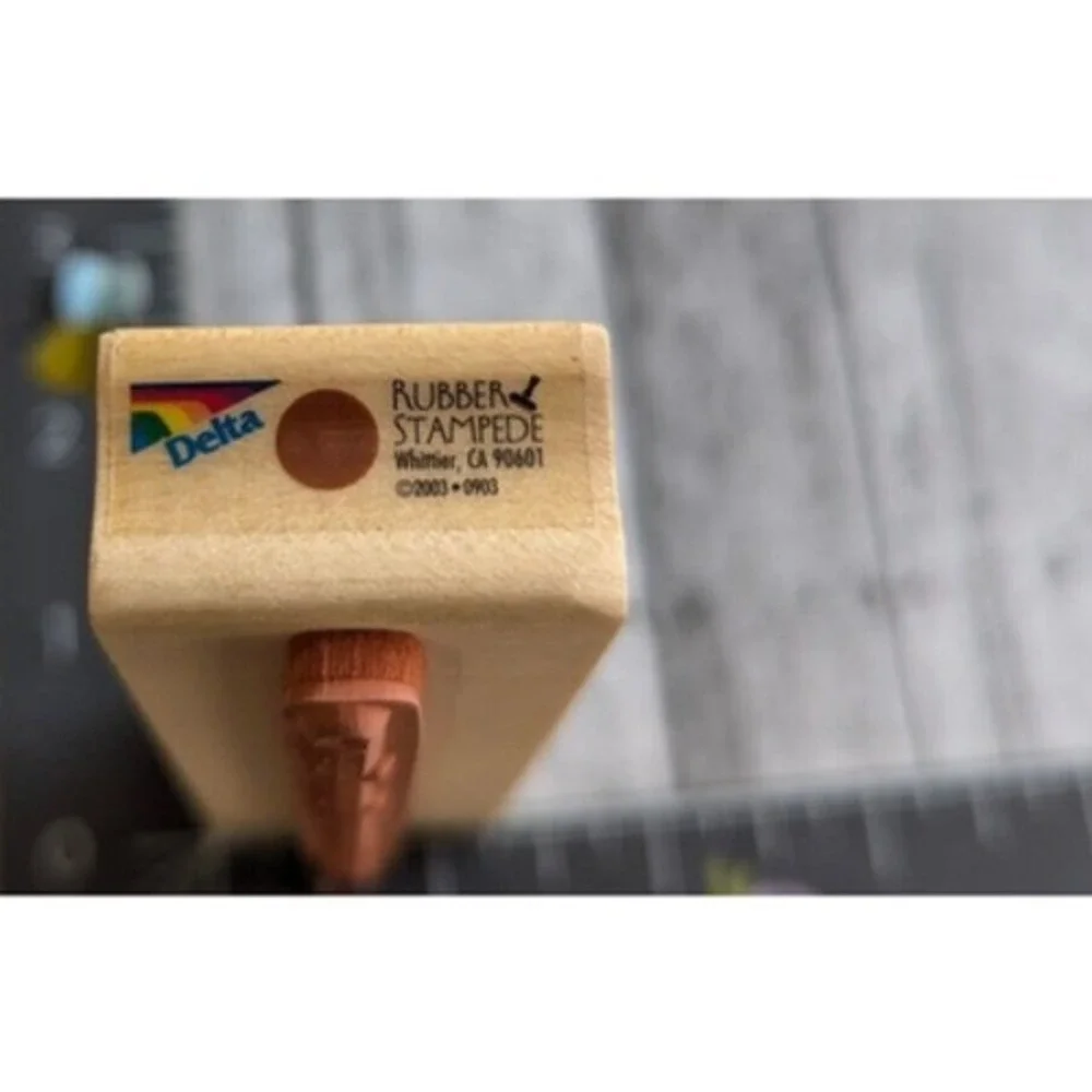 Rubber Stampede Cherish Yesterday Dream Tomorrow Rubber Stamp Wood #E62